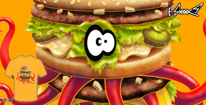 Magliette Burgeropod - Disegnato da : Super Poulpe