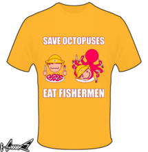 new t-shirt SAVE OCTOPUSES
