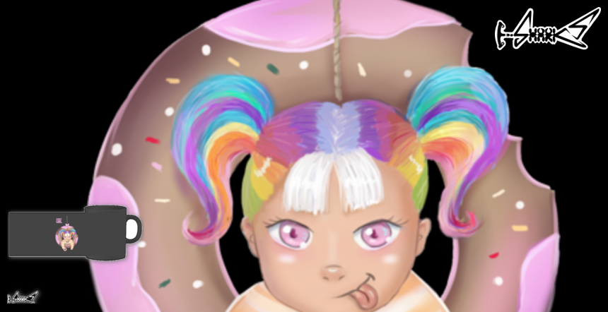 Oggettistica Donut Girl - Disegnato da : Karin Kop