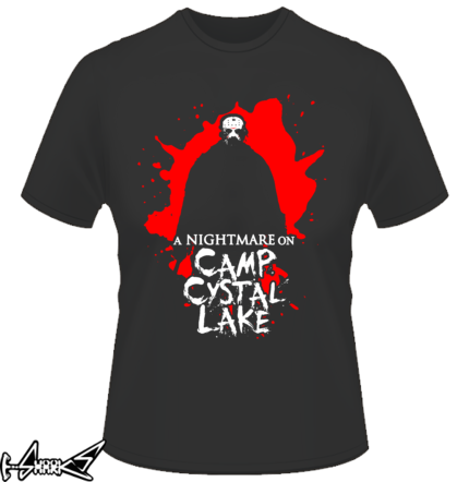 vendita magliette - A nightmare on camp crystal lake