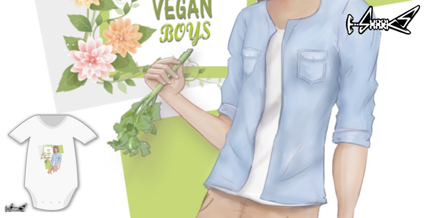 I Love Vegan Boys Kids Products - Designed by: Karin Kop
