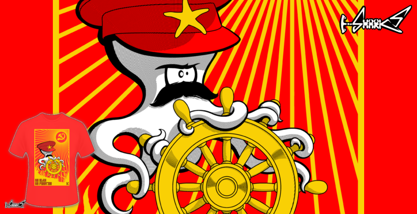 An Octopolitic Man T-shirts - Designed by: Super Poulpe