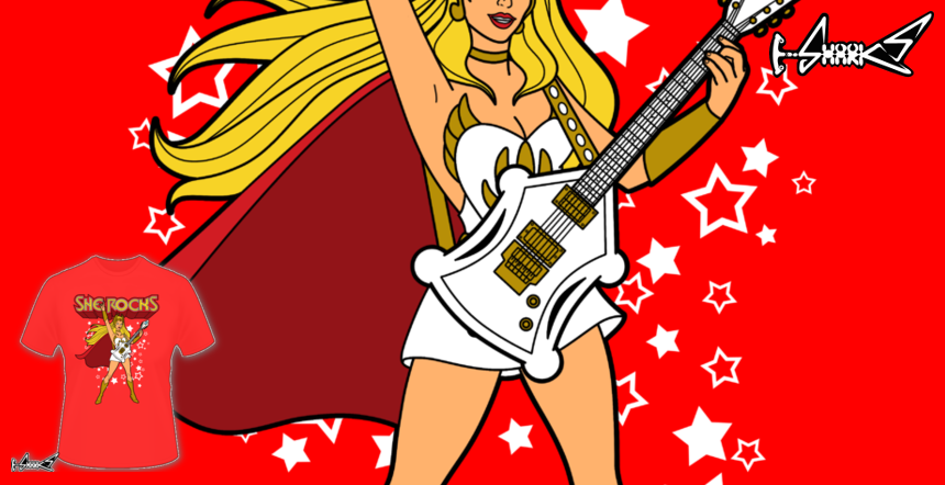 Magliette She Rocks - Disegnato da : Boggs Nicolas