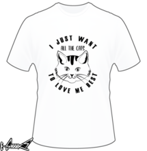 new t-shirt I Just Want All The Cats to Love Me Best #funny_cat_shirt